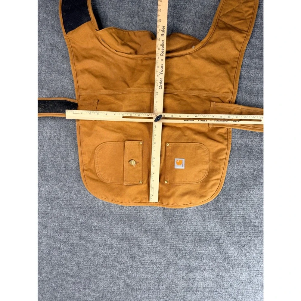 Carhartt Dog Chore Coat Large Brown Duck Canvas Insulated Pet Jacket PX0340